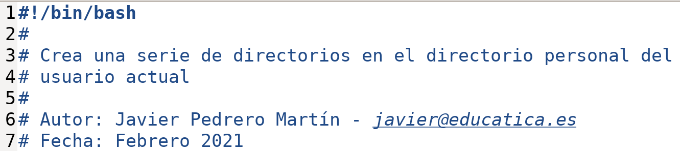 Primeros bash shell scripts – educatica!